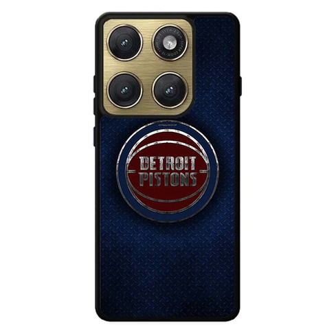 Detroit Pistons Metallic Motorola Edge 2026 Case
