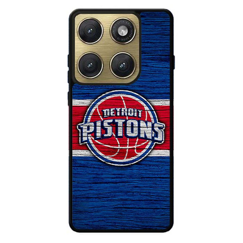 Detroit Pistons Wooden Pattern 02 Motorola Edge 2026 Case