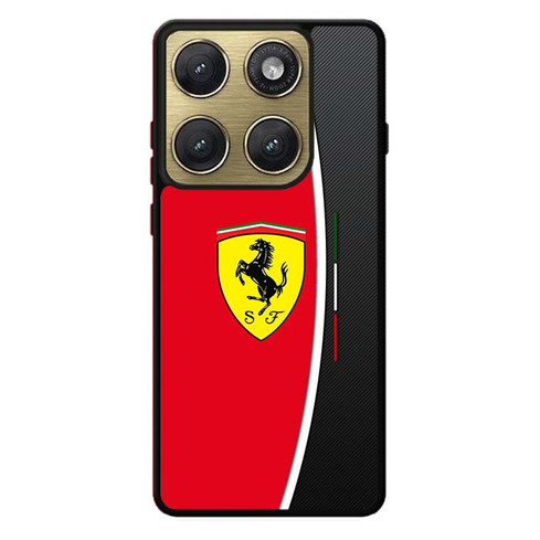 Ferrari Red Motorola Edge 2026 Case