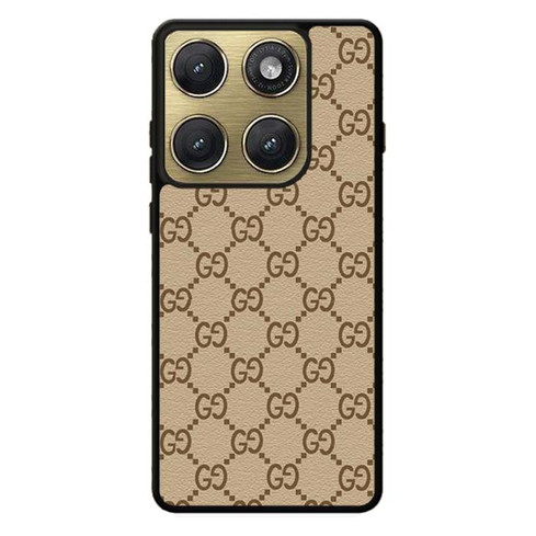 Gucci Leather Pattern Motorola Edge 2026 Case