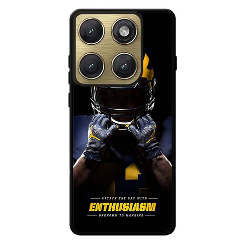 Michigan Wolverines Enthusiasm Motorola Edge 2026 Case