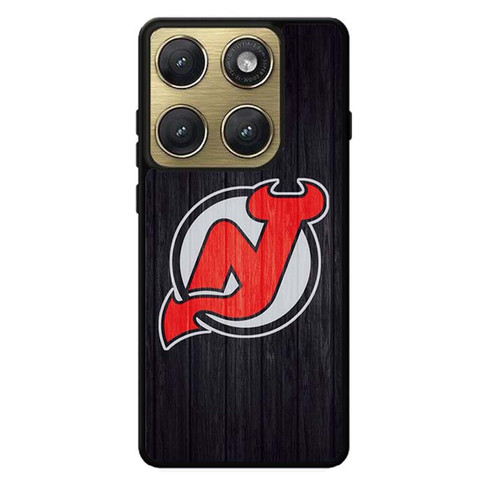 New Jersey Devils Wooden Pattern Motorola Edge 2026 Case