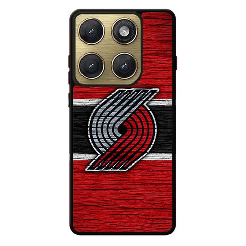 Portland Trail Blazers Wooden Pattern Motorola Edge 2026 Case