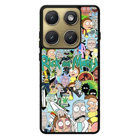Rick And Morty Collage Motorola Edge 2026 Case