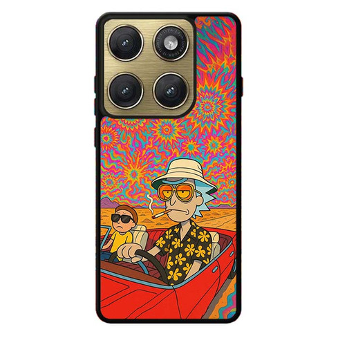 Rick and Morty Psychedelic Vibe Motorola Edge 2026 Case