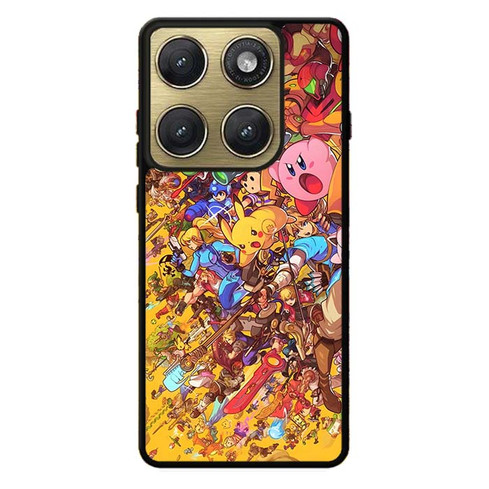 Super Smash Bros Ultimate Mural Motorola Edge 2026 Case