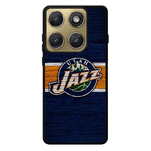 Utah Jazz Wooden Pattern Motorola Edge 2026 Case
