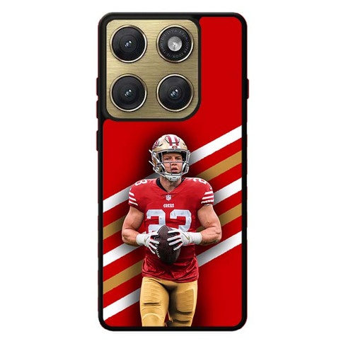 Christian McCaffrey San Francisco 49ers 01 Motorola Edge 2026 Case