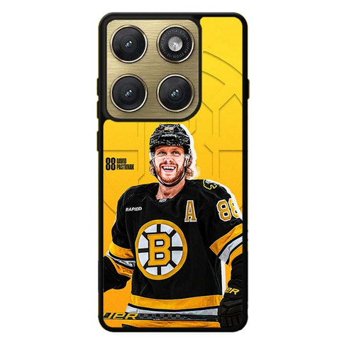 David Pastrnak Boston Bruins Motorola Edge 2026 Case