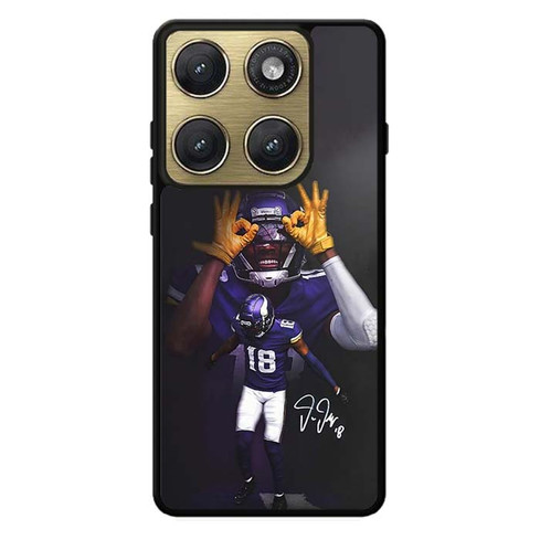 Justin Jefferson Minnesota Vikings 02 Motorola Edge 2026 Case