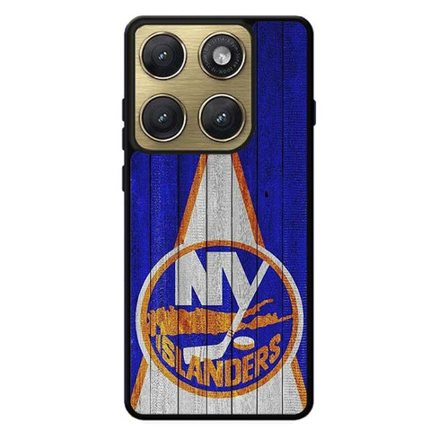 New York Islanders Wood Pattern Motorola Edge 2026 Case