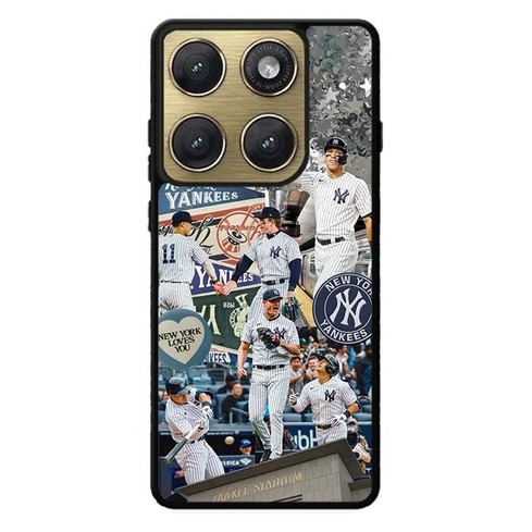 New York Yankees Aesthetic Collage Motorola Edge 2026 Case