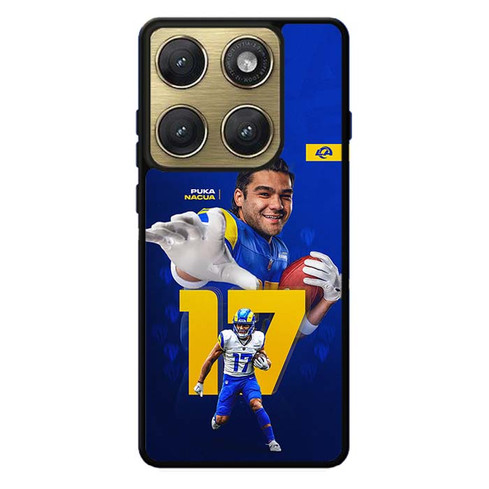 Puka Nacua Los Angeles Rams 01 Motorola Edge 2026 Case