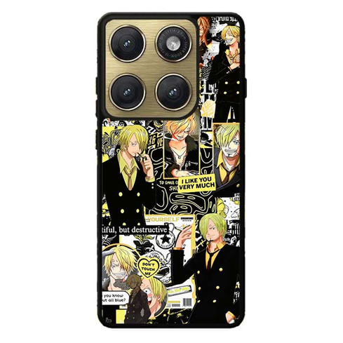 Sanji One Piece Series Collages Motorola Edge 2026 Case