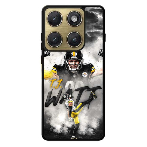 TJ Watt Pittsburgh Steelers 01 Motorola Edge 2026 Case