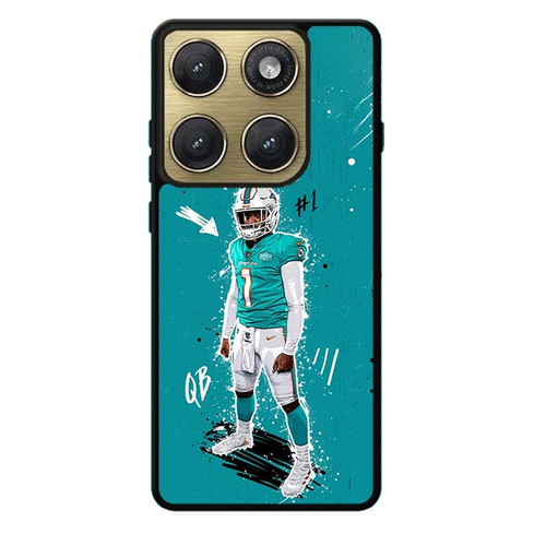 Tua Tagovailoa Miami Dolphins 02 Motorola Edge 2026 Case