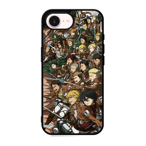 Attack on Titan All Characters iPhone 17e Case