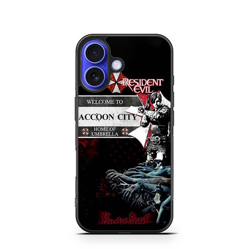 Resident Evil Home of Umbrella Collide iPhone 16 Case