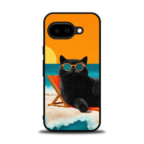 Chill Like a Cat Google Pixel 9A Case