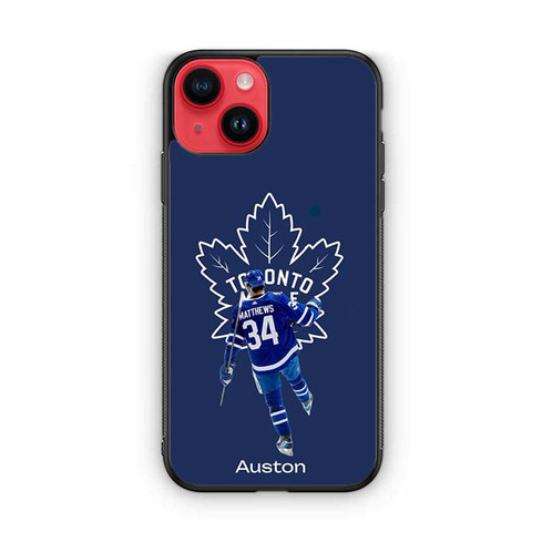 Auston Matthews Maple Leafs iPhone 14 Case