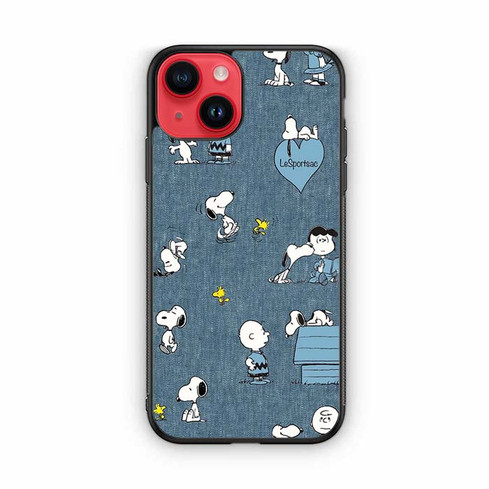 Charlie Brown and Snoopy Playtime iPhone 14 Case