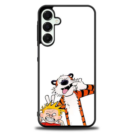 Calvin and Hobbes Making Faces Samsung Galaxy A16 5G Case