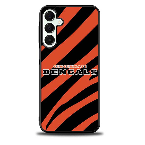 Cincinnati Bengals Tiger Pattern Samsung Galaxy A16 5G Case