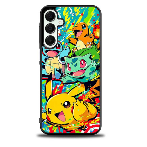 Pokemon Bulbasaur Charmander Squirtl and  Pikachu Samsung Galaxy A16 5G Case