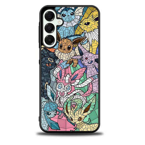 Pokemon stained glass pattern Samsung Galaxy A16 5G Case