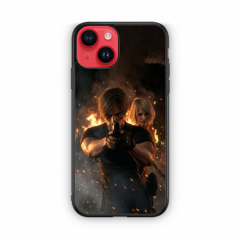 Resident Evil 4 Remake Leon and Ashley G iPhone 14 Case