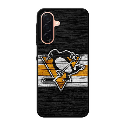 Pittsburgh Penguins Wooden Pattern Samsung Galaxy A26 5G Case