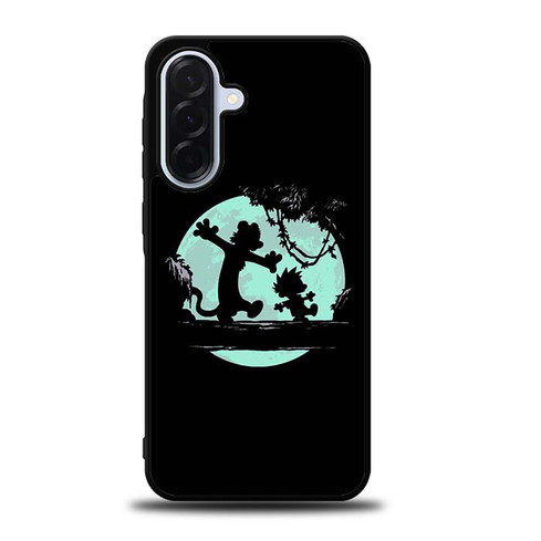 Calvin and Hobbes Play At Night Samsung Galaxy A36 5G Case