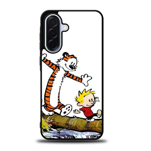 Calvin and Hobbes Playing Samsung Galaxy A36 5G Case