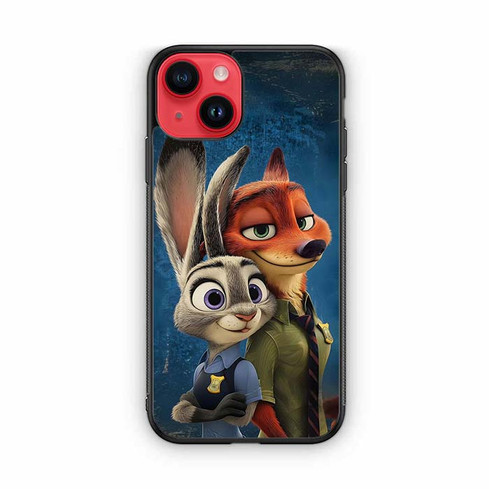Zootopias Hopps and Nick Brave Hearts iPhone 14 Case