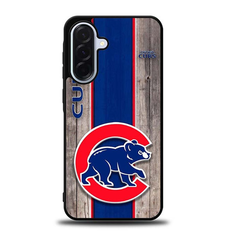 Chicago Cub Cubbie Blue and Red Wood Samsung Galaxy A36 5G Case