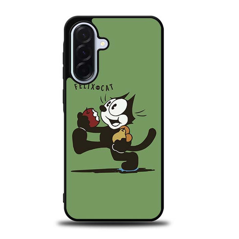 Felix The Cat Eat Apple Samsung Galaxy A36 5G Case