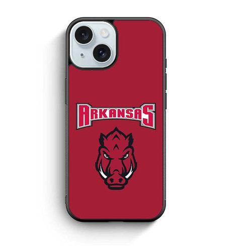 Arkansas Razorbacks 02 iPhone 15 Case