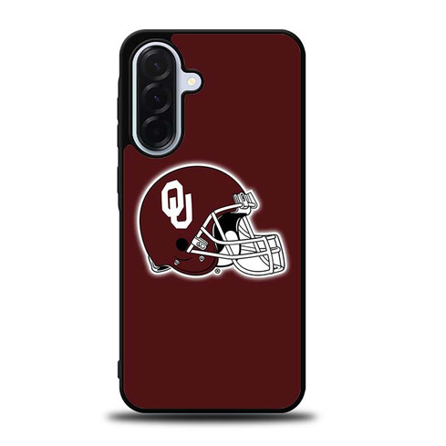 Oklahoma Sooner Helmet Samsung Galaxy A36 5G Case