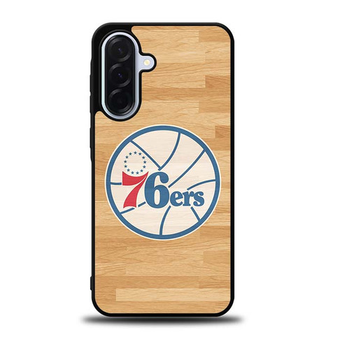 Philadelphia 76ers Wooden Pattern Samsung Galaxy A36 5G Case