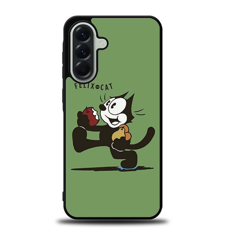 Felix The Cat Eat Apple Samsung Galaxy A56 5G Case