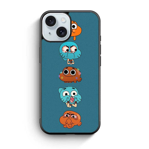 Gumball and Darwin iPhone 15 Case