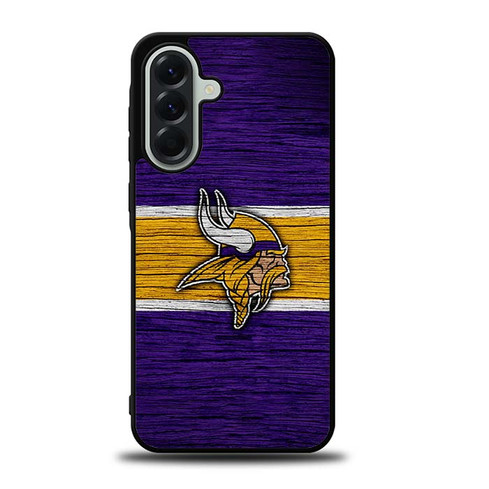 Minnesota Vikings Wooden Pattern Samsung Galaxy A56 5G Case