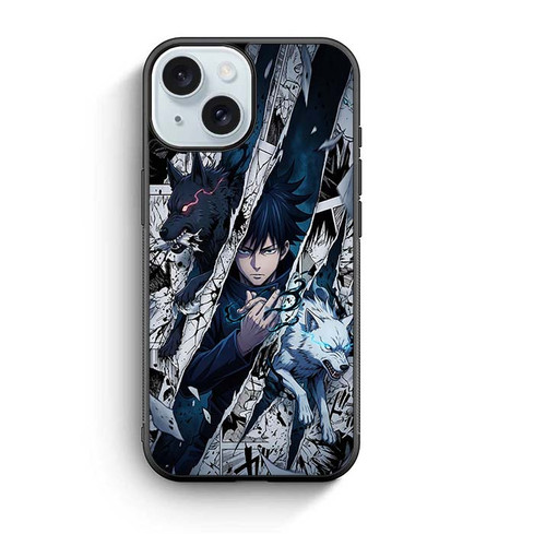 Jujutsu Kaisen Megumi Comic Art iPhone 15 Case