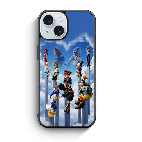 Kingdom Hearts Characters iPhone 15 Case