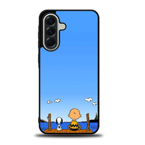 Snoopy and Charlie Brown Samsung Galaxy A56 5G Case