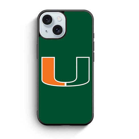Miami Hurricanes 01 iPhone 15 Case