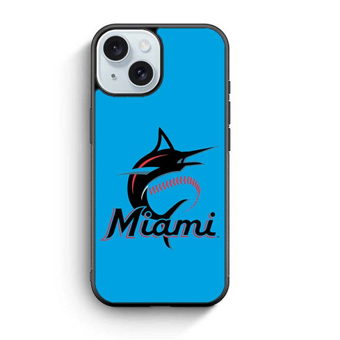 Miami Marlins iPhone 15 Case