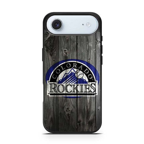 Colorado Rockies Wooden Pattern iPhone Air Case