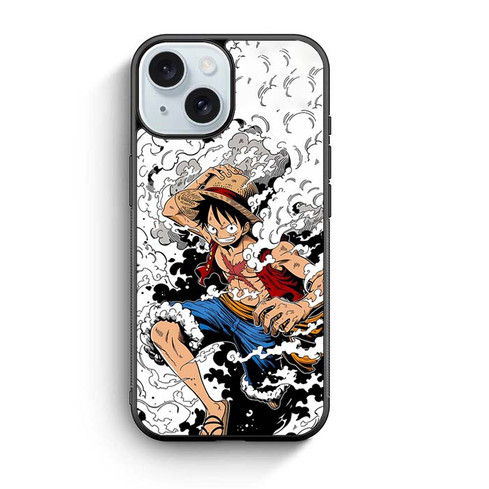 One Piece Cool Monkey D Luffy iPhone 15 Case