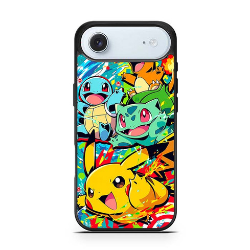 Pokemon Bulbasaur Charmander Squirtl and  Pikachu iPhone Air Case